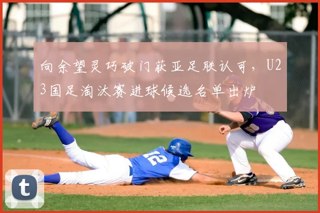 向余望灵巧破门获亚足联认可，U23国足淘汰赛进球候选名单出炉
